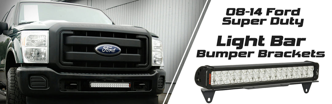 Improve Your Vision with the New Bumper Light Bar Kit for Ford Super Duty