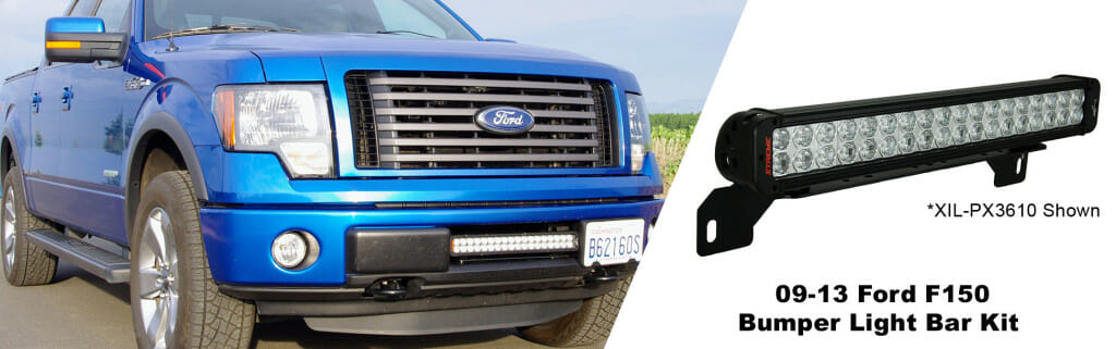Pierce the Night with the New Bumper Light Bar Kit for Ford F150