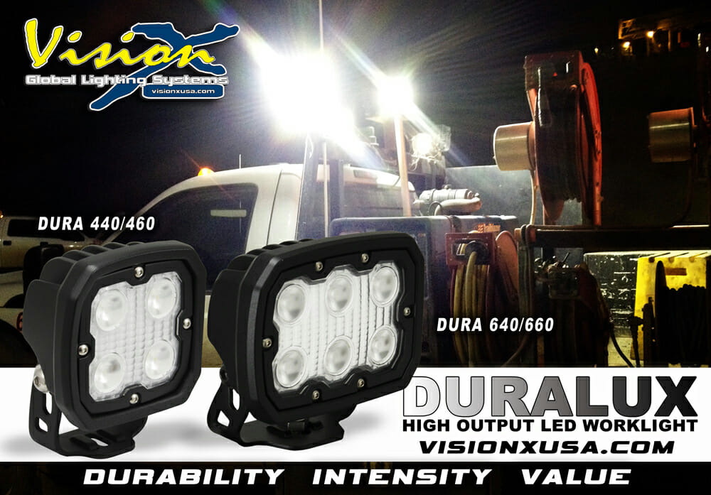 Doing Work with Vision X Lighting’s Duralux LED Series Lights