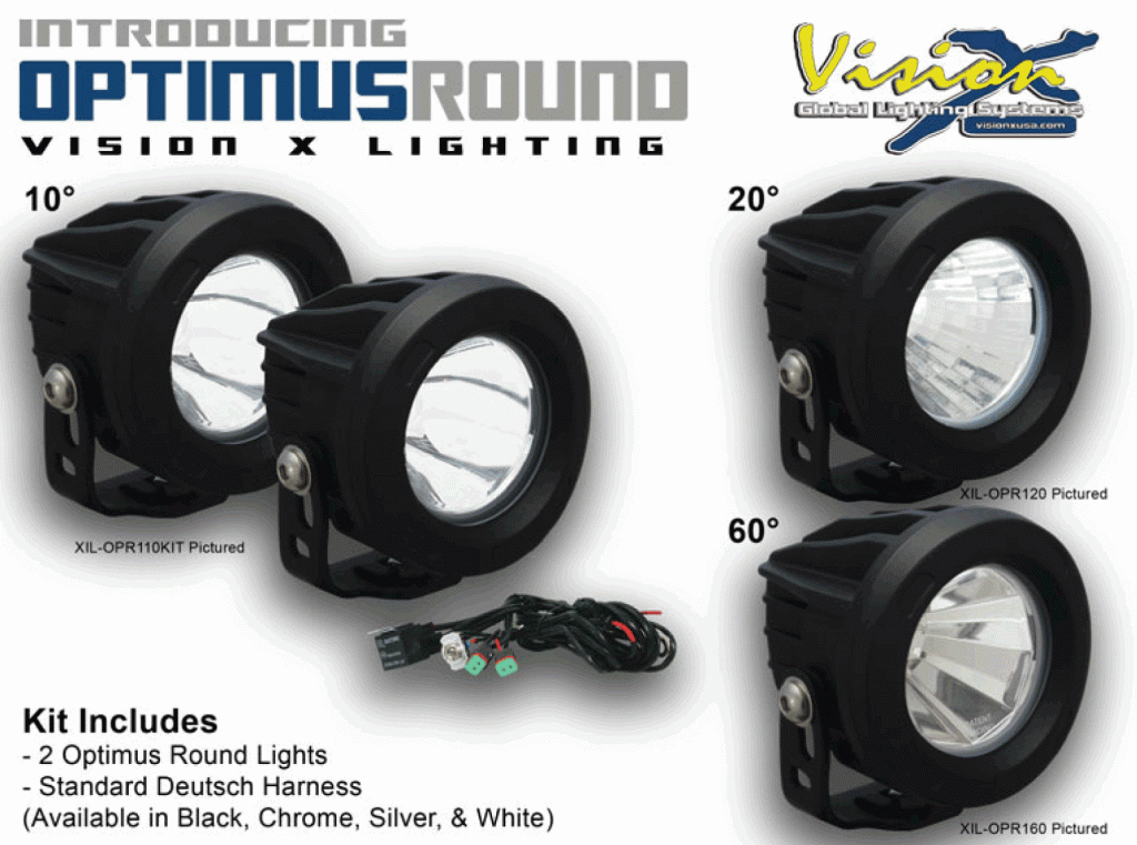 Vision X Lighting Rounds Out Optimus Series
