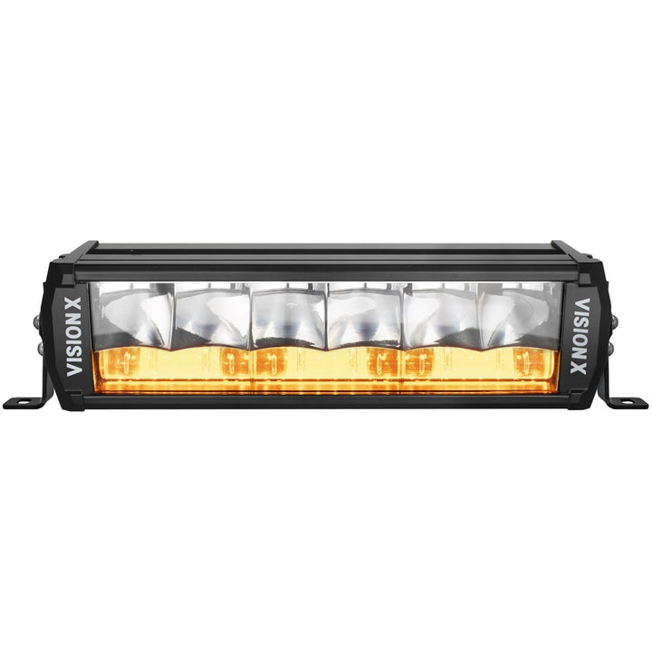 Barra de luz LED de acción dual Shocker de 12" | Elíptica ámbar para senderos