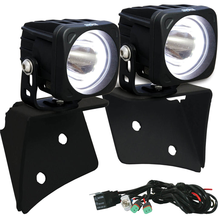 Support de montant A Jeep JK 2007-2017 avec ensemble Halo Optimus