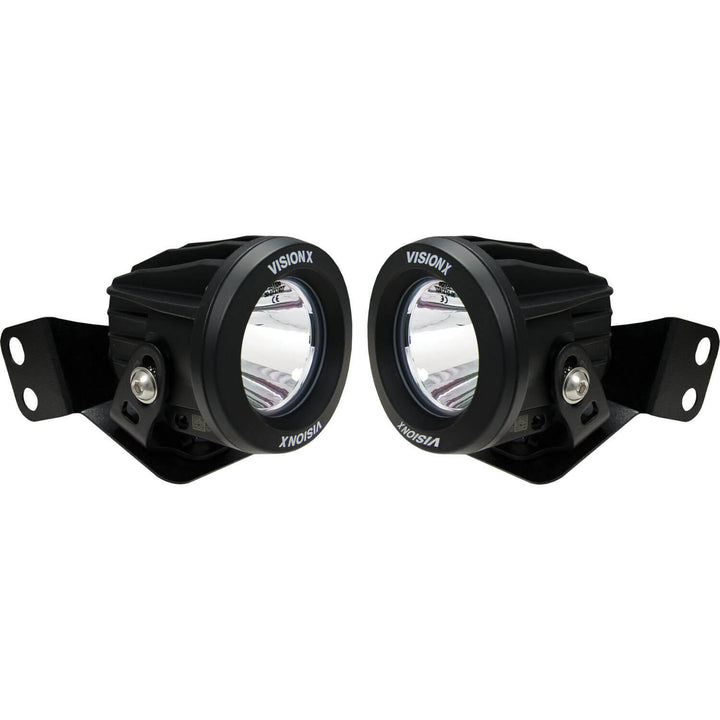 Montajes Optimus en pilar A para Polaris RZR 2008-2019 (con luces)  