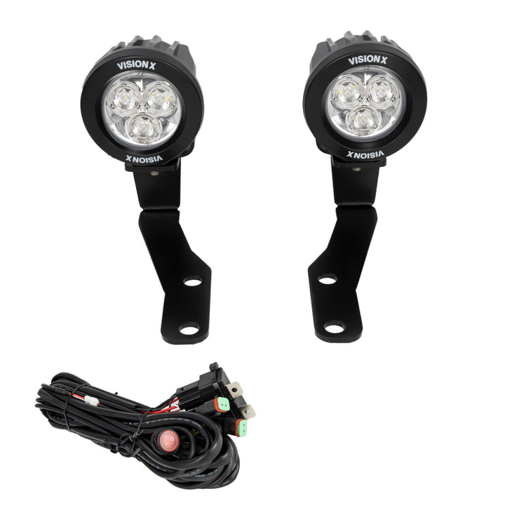 Montajes para pilar A Toyota Tacoma 2016-2023 con mini cañones