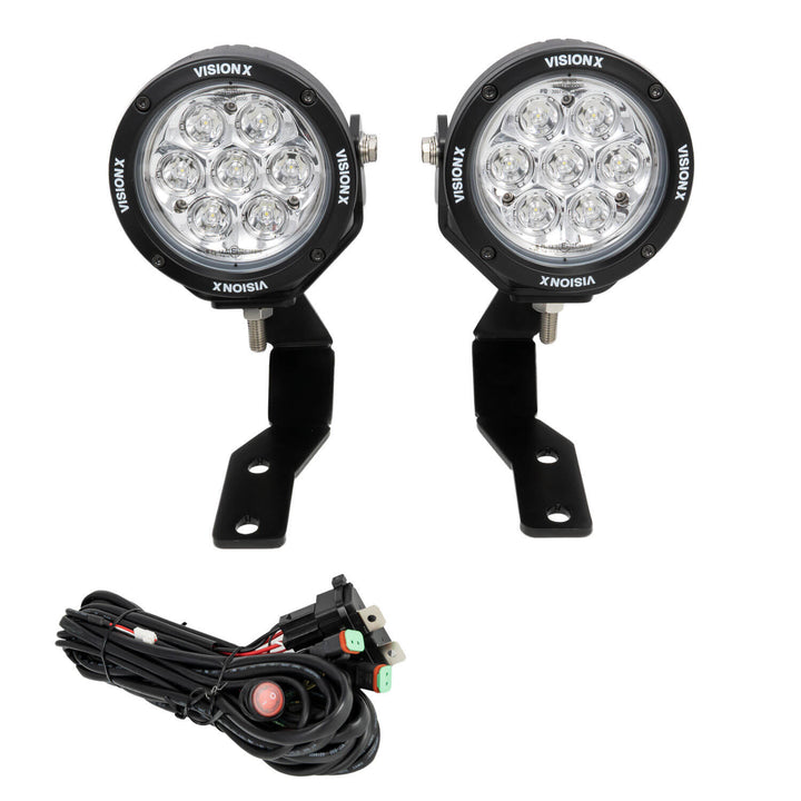 Montajes para pilar A de Ford Ranger 2019+ con cañones CG2 de 4.7"