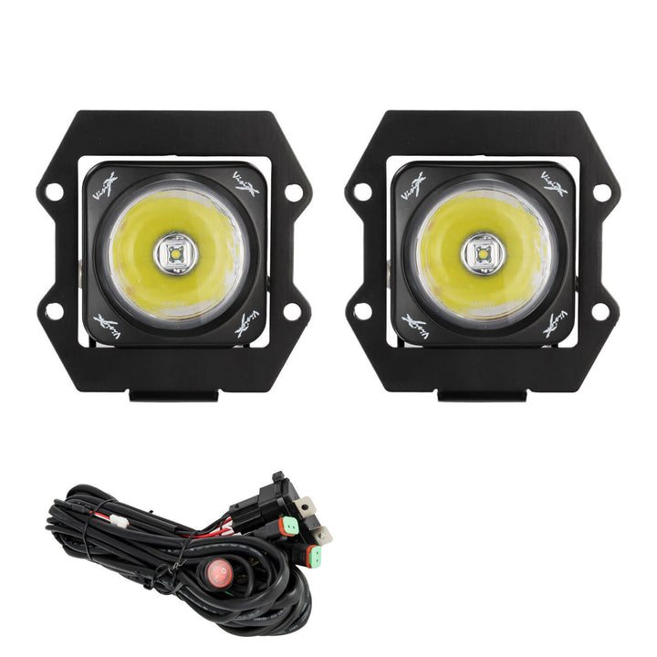 Kit de luces antiniebla LED para Ford Ranger 2019+ con luces CG2 Single-LED de 3.0"  
