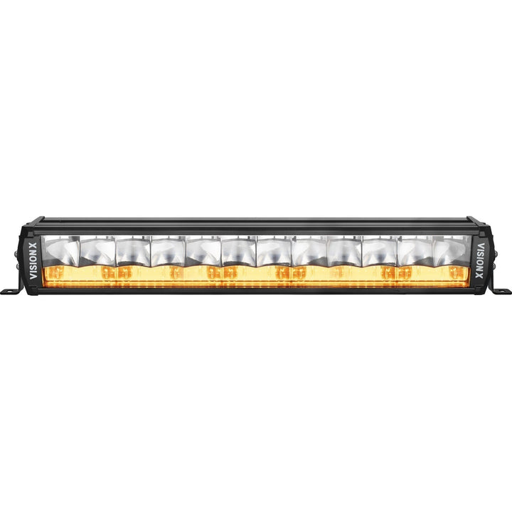 Barra de luz LED de acción dual Shocker de 20" | Elíptica ámbar para senderos