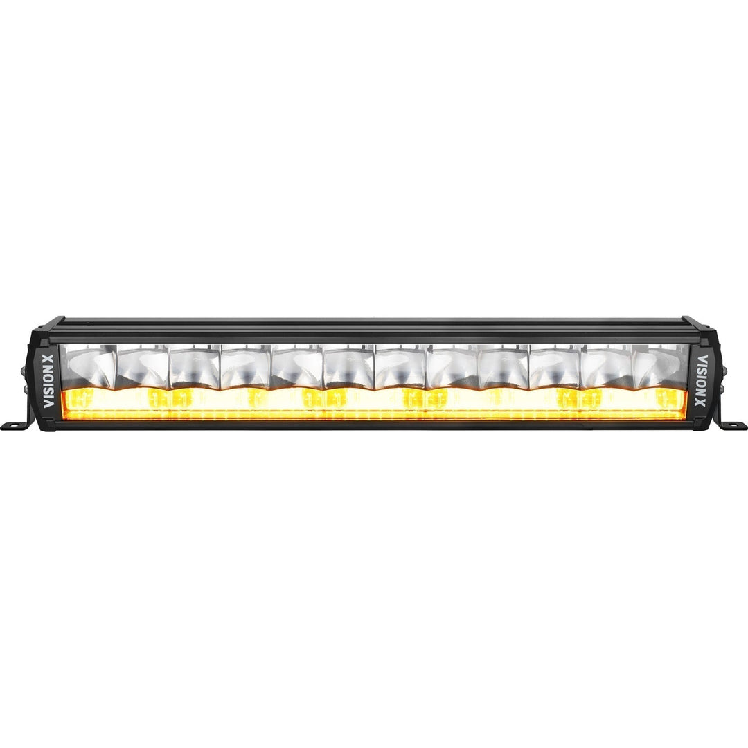 20" Shocker Dual Action LED-ljusramp | Race Amber Elliptical