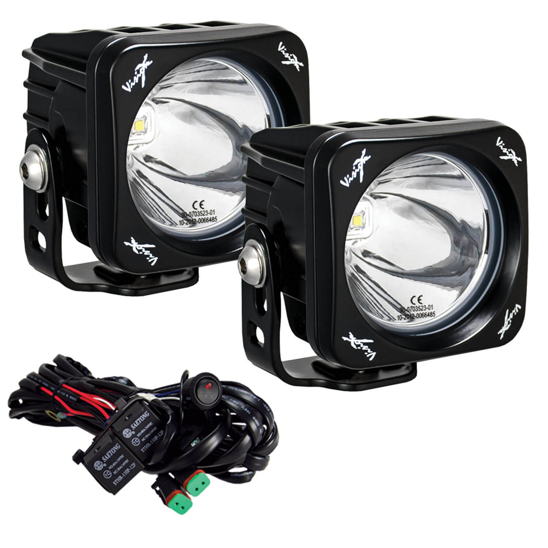 Kit de cañón de luz LED CG2 simple cuadrado de 3"