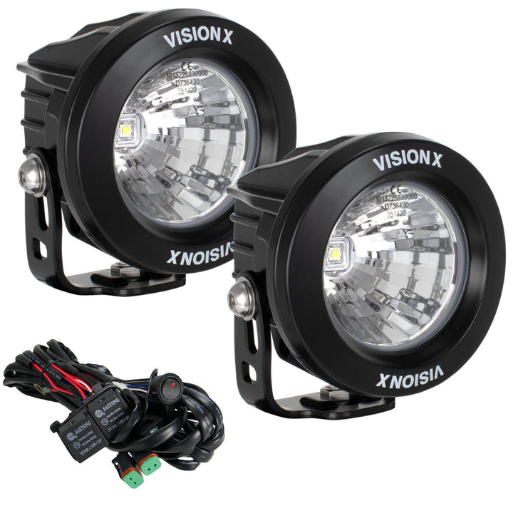 Kit de luz LED de haz redondo de 20° Optimus de 3.7"