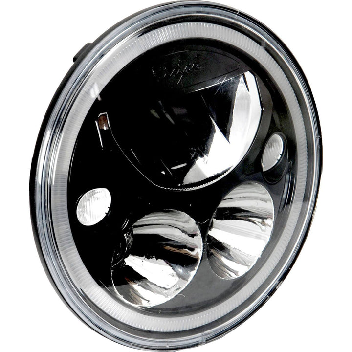 5,75" Einzelner Schwarz Chrom Gesicht Runde VX Scheinwerfer (mit Niedrig-Hoch-Halo)