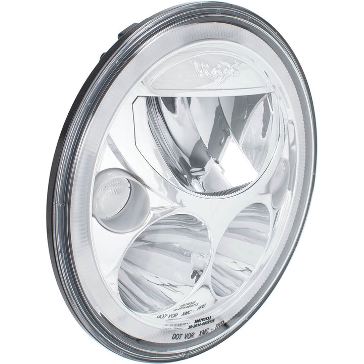 Faro VX redondo 7" con halo ámbar individual (con bajo-alto-halo)