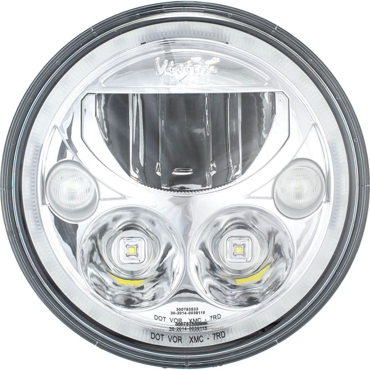 Faro VX redondo 7" individual (con bajo-alto-halo)