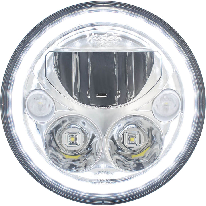 Faro VX redondo 7" individual (con bajo-alto-halo)