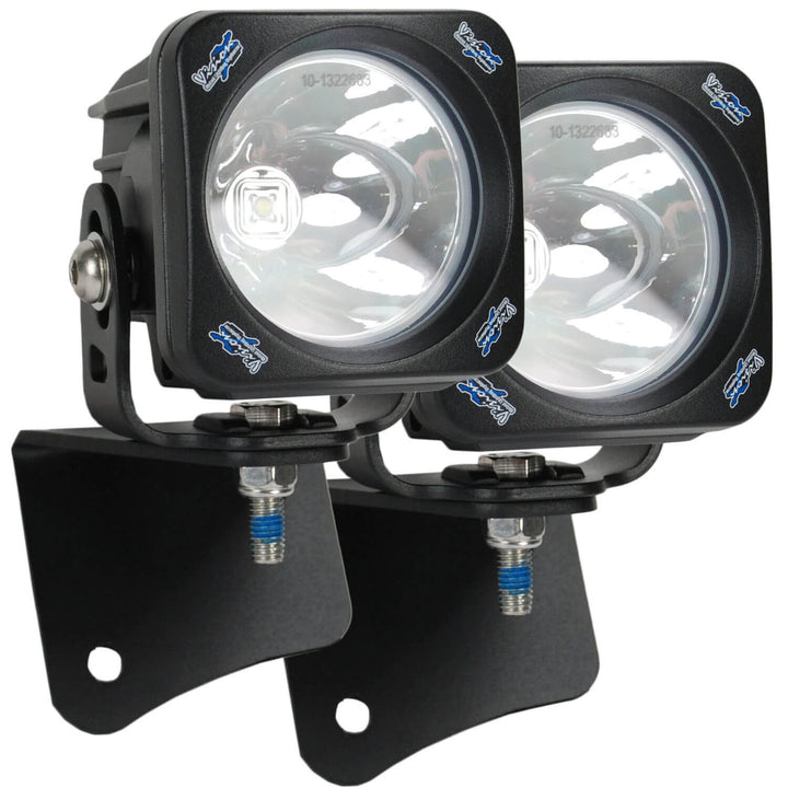 Montaje en pilar A para Jeep Wrangler TJ 1997-2006 (con luz cuadrada Optimus 10º)  