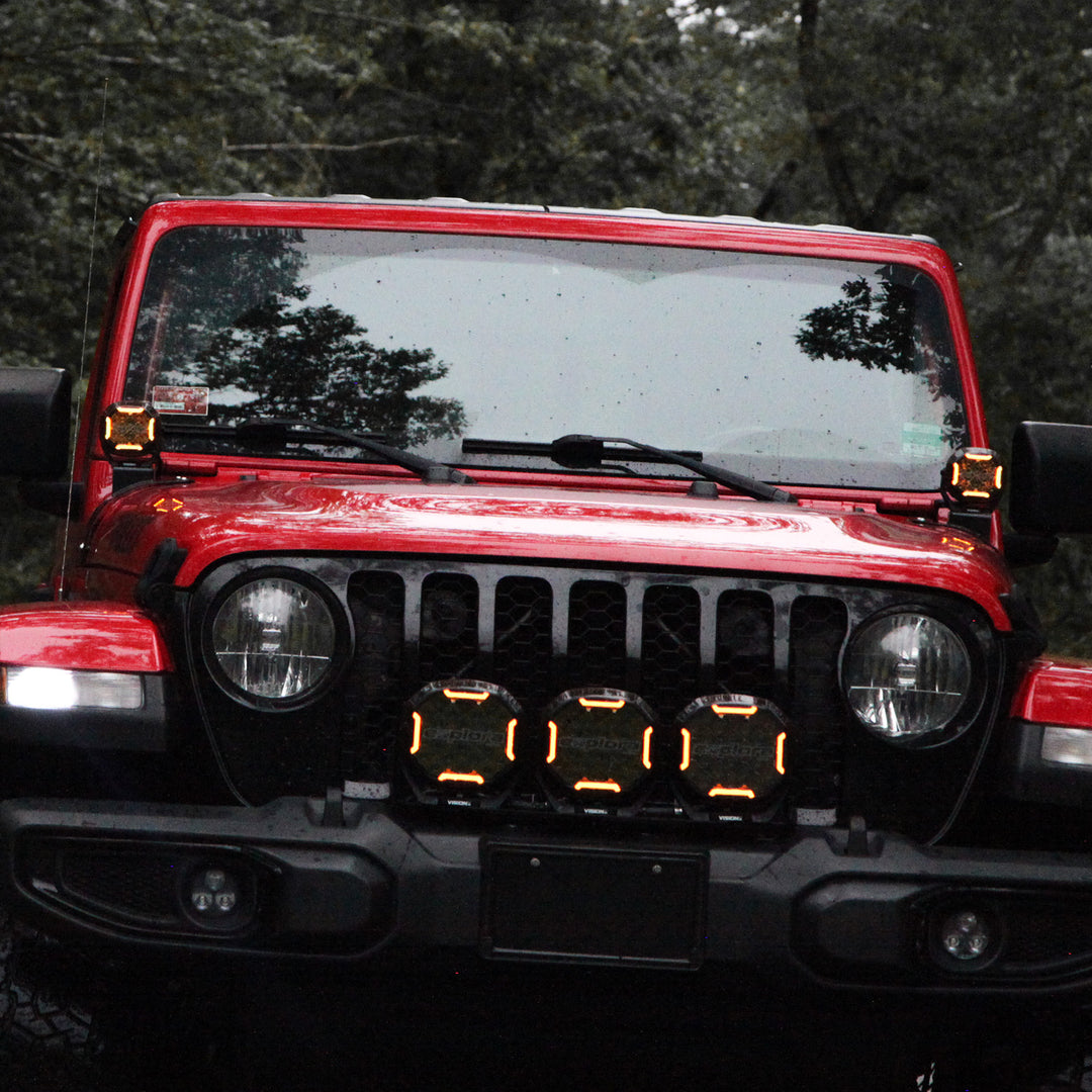 Explora 4" Driving Lights With Dual-Color DRL