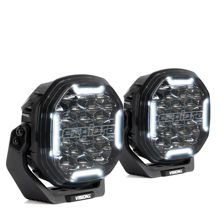 Explora 7" Driving Lights With Dual-Color DRL