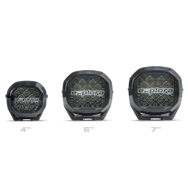 Explora 7" Driving Lights With Dual-Color DRL
