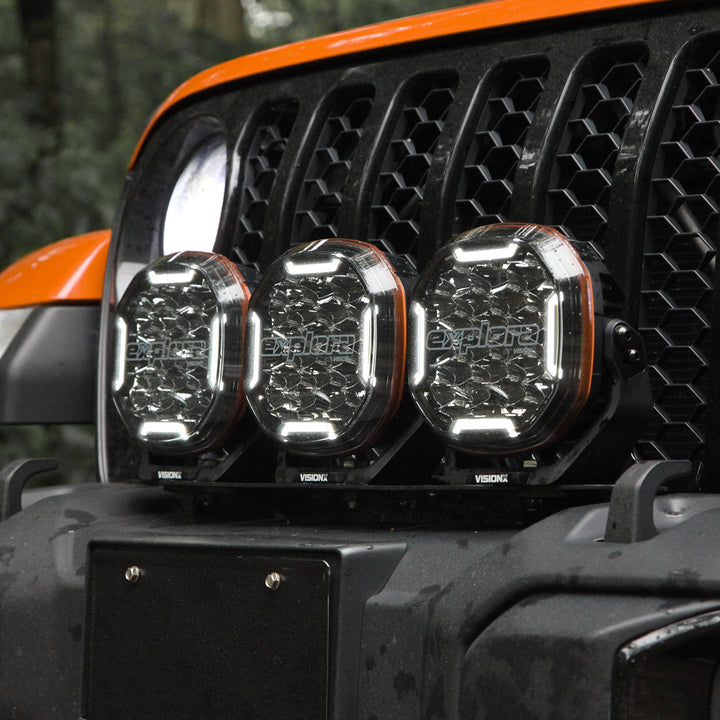 Explora 7" Driving Lights With Dual-Color DRL