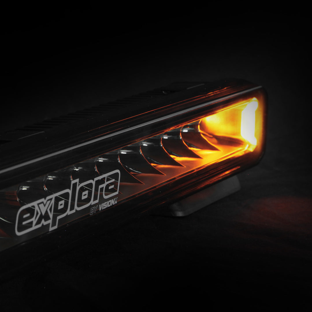 Explora 20" Light Bar Single Row With Dual-Color DRL
