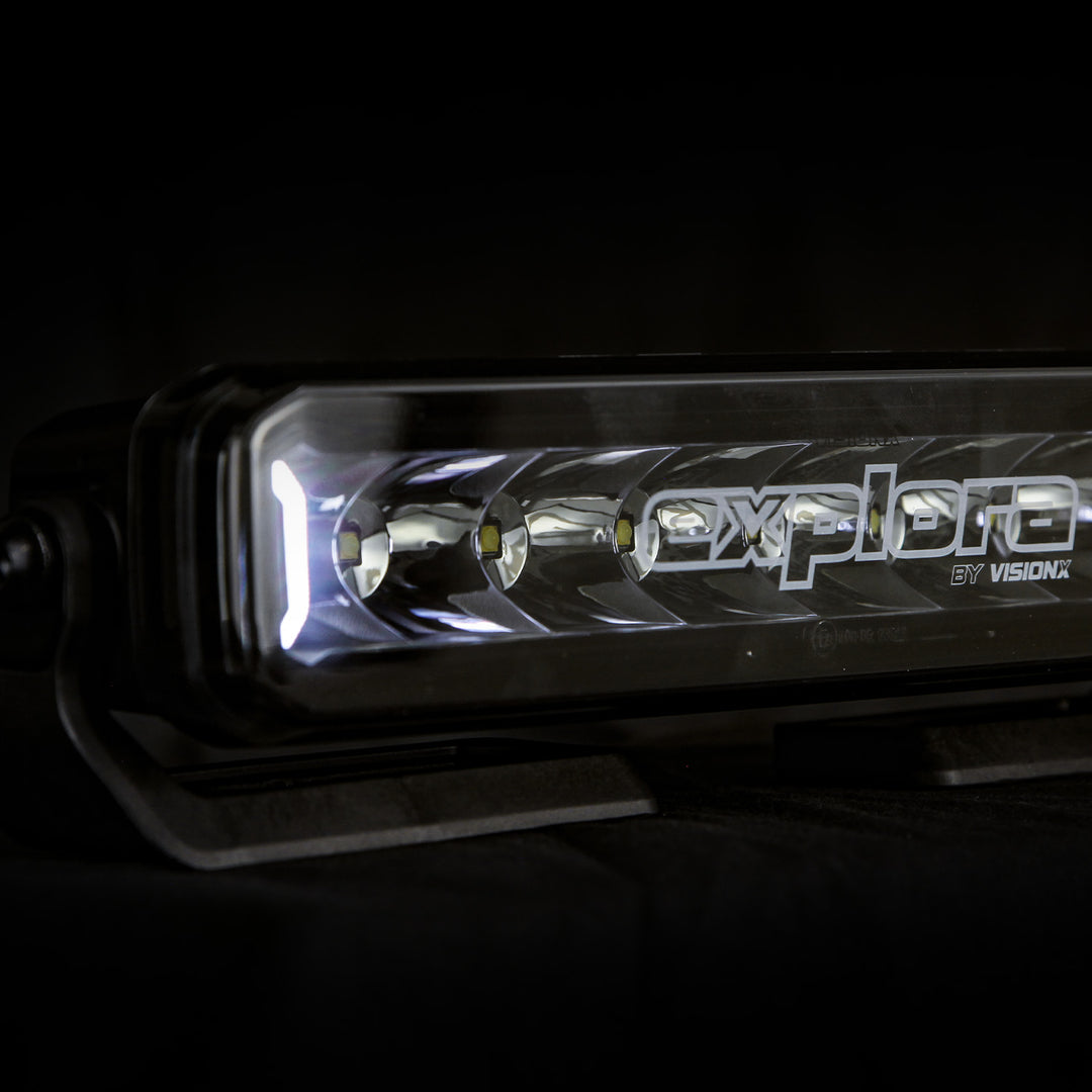 Explora 30" Light Bar Single Row With Dual-Color DRL