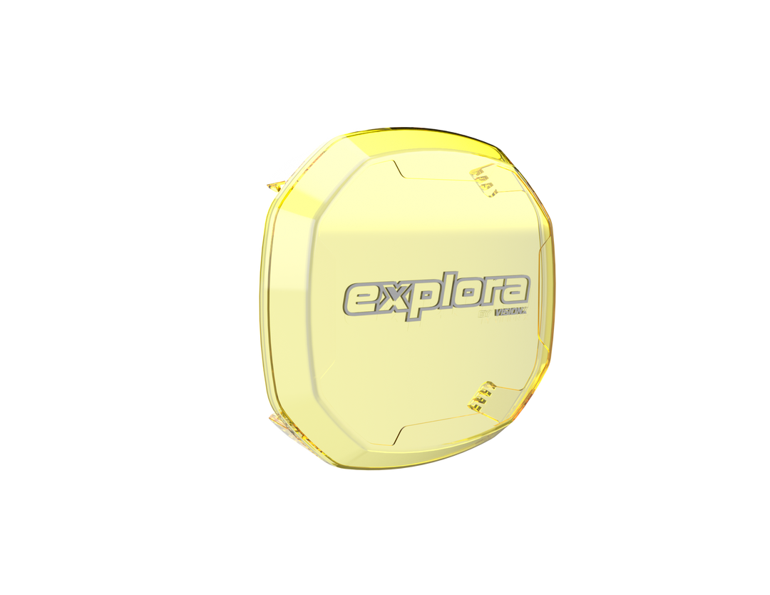 Cubierta de lente amarilla de encaje para luces de conducción Explora