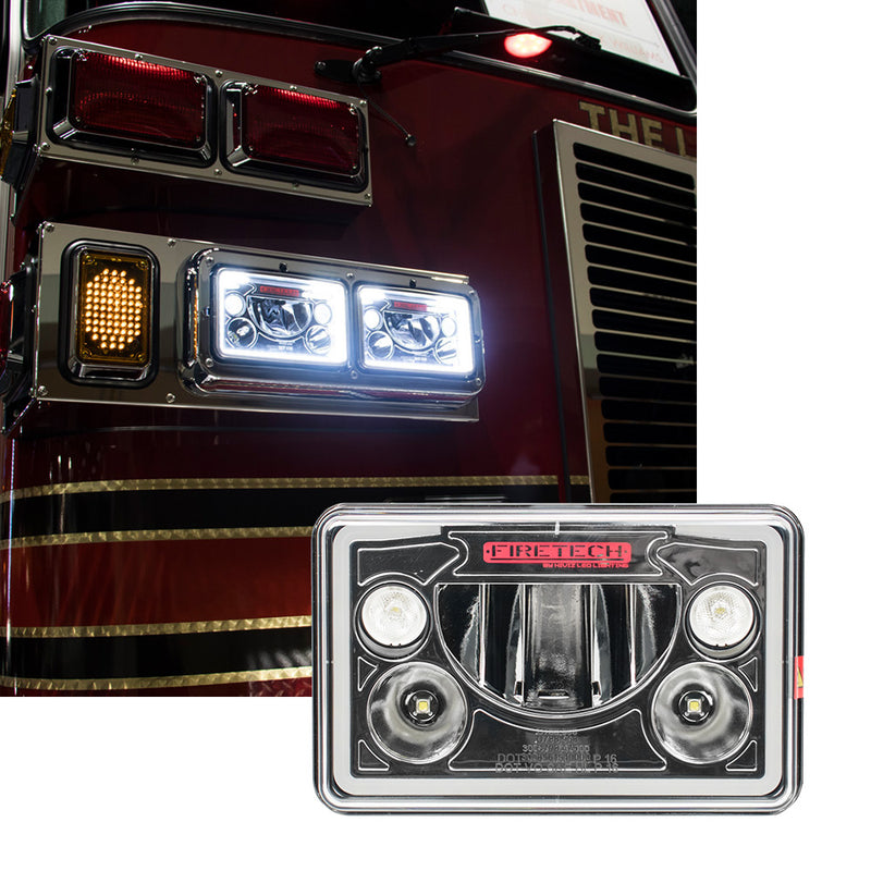 LED headlight solution for fire apparatus and emergency vehicles