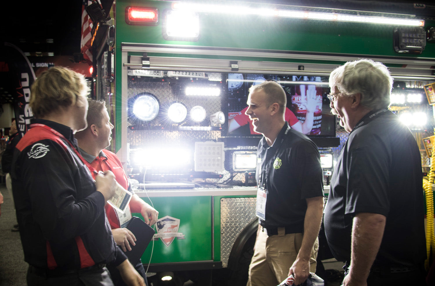 FireTech emergency vehicle lighting manufactured with Vision X lighting expertise