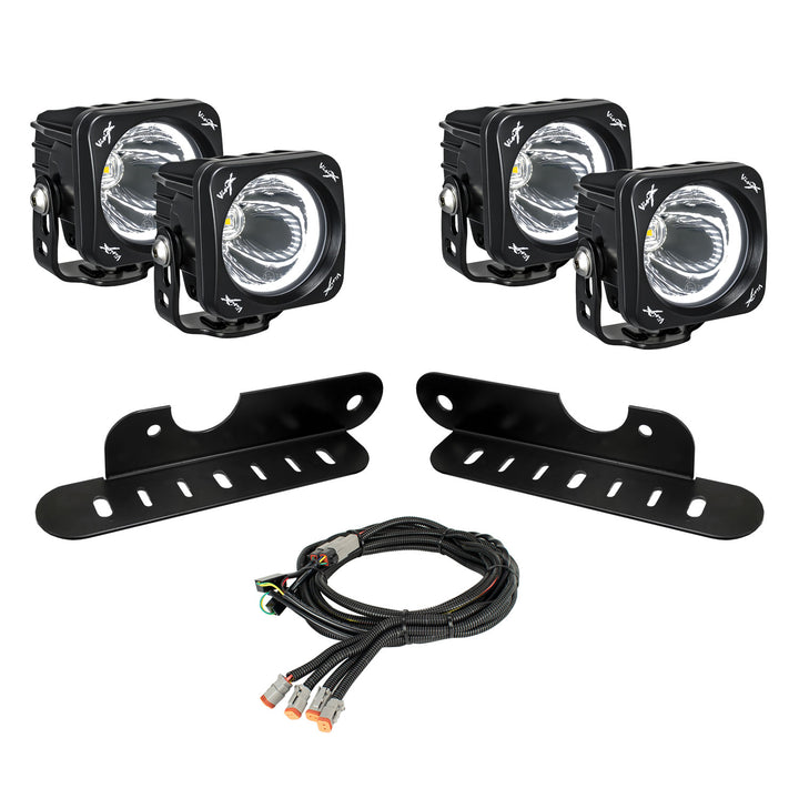 Kit de luz antiniebla LED Halo para Ford F-150 Raptor 2017-2020 con luces Halo Optimus  