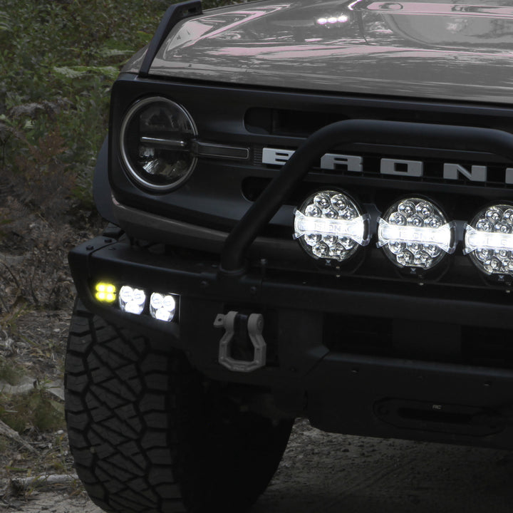 Kit de luz LED Fog Pocket - Parachoques de acero - Ford Bronco 2021 +