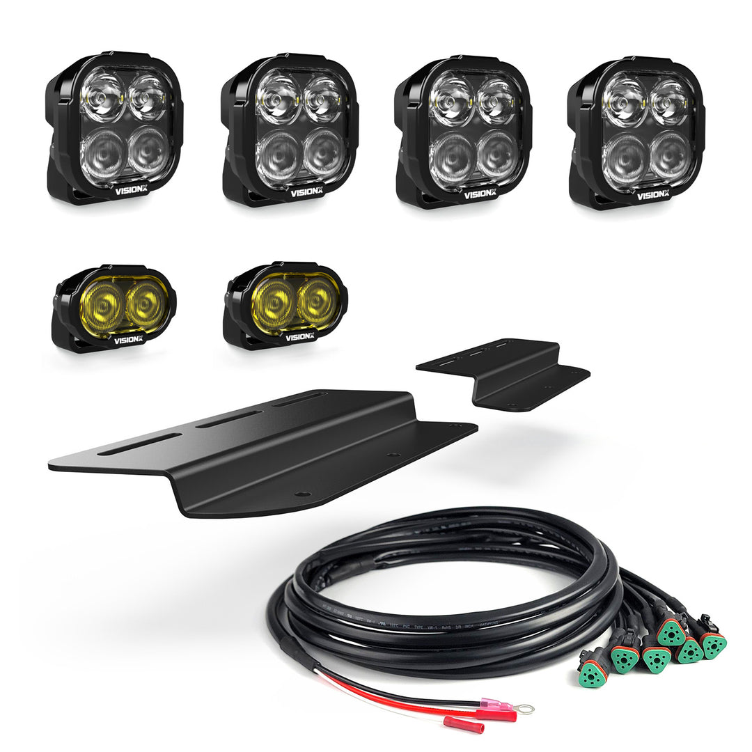 Kit de luz LED Fog Pocket - Parachoques de acero - Ford Bronco 2021 +
