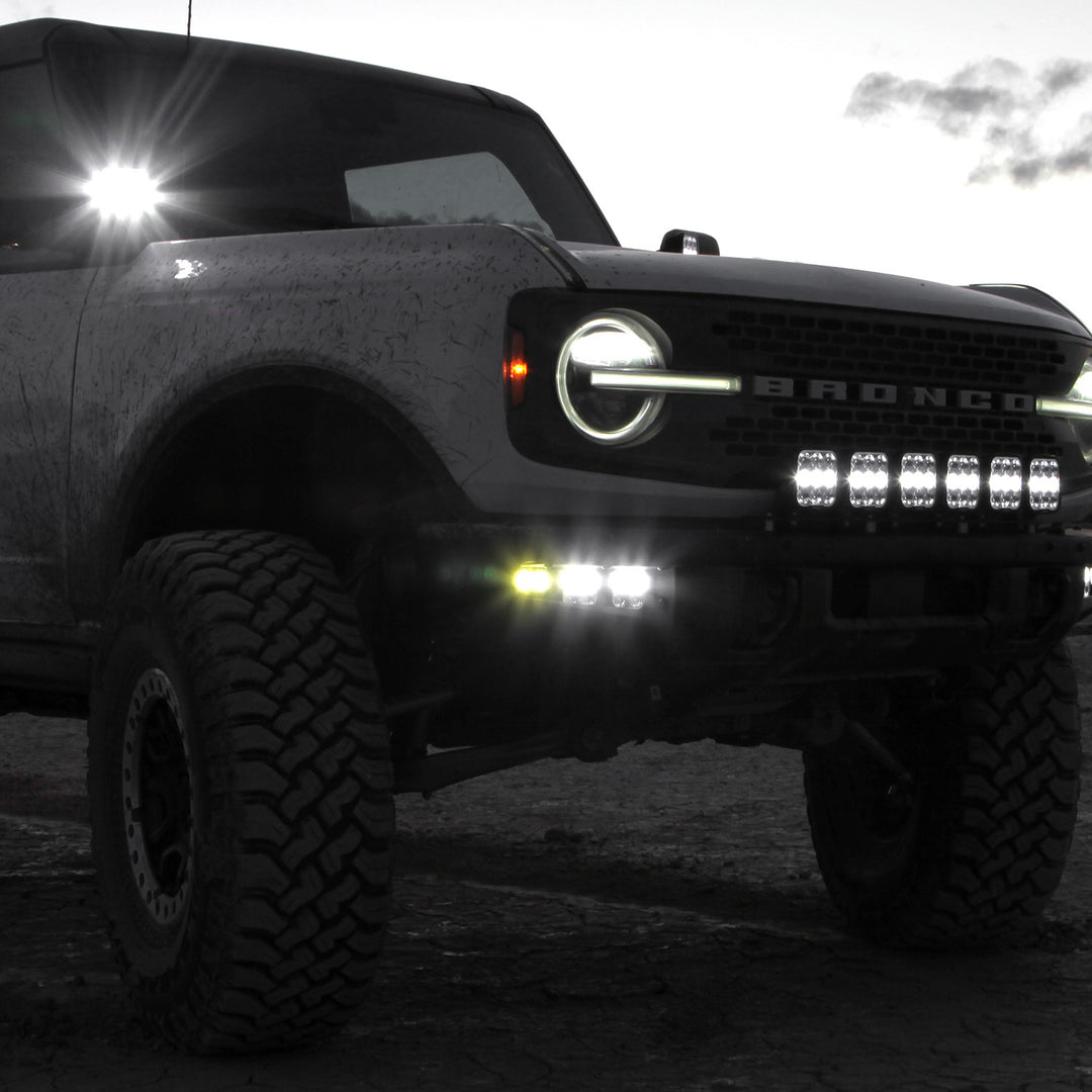Kit de luz LED Fog Pocket - Parachoques de acero - Ford Bronco 2021 +