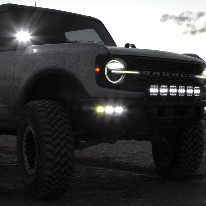 Kit de luz LED Fog Pocket - Parachoques de acero - Ford Bronco 2021 +