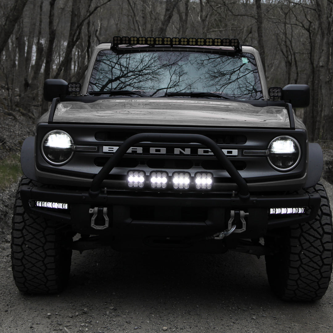 Kit de luz LED Fog Pocket - Parachoques de acero - Ford Bronco 2021 +
