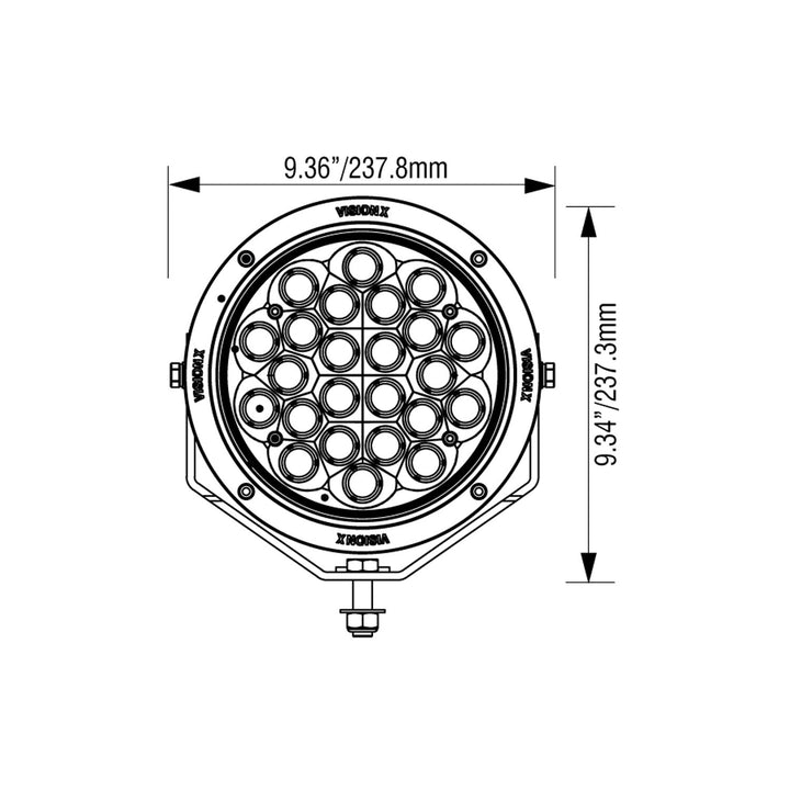 Kit de cañón de luz LED CG2 múltiple de 8.7"