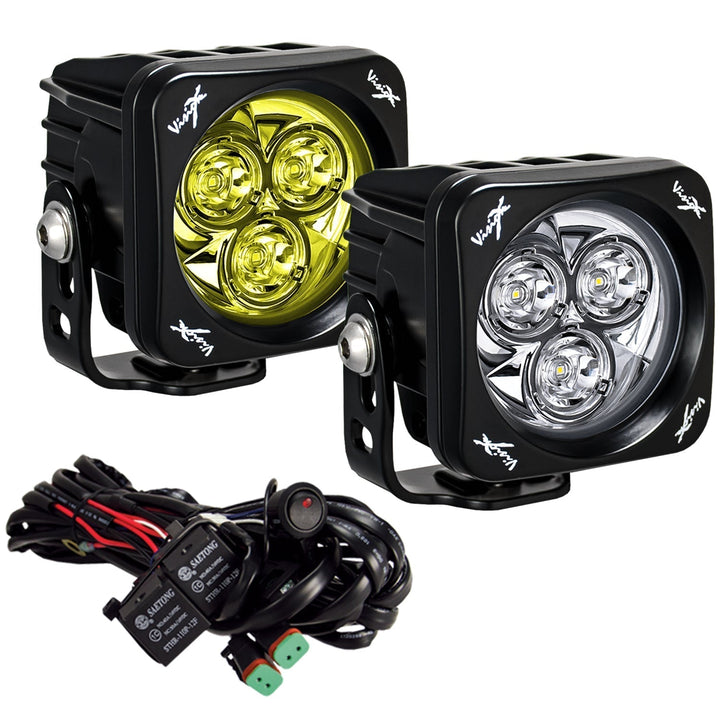 Kit de cañón de luz LED CG2 múltiple cuadrado de 3"