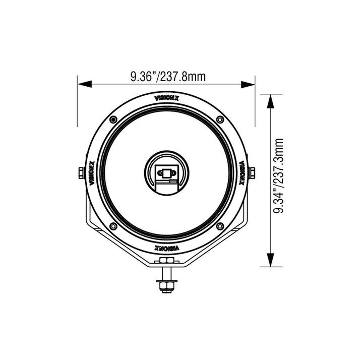 Kit de cañón de luz LED CG2 simple de 8.7"