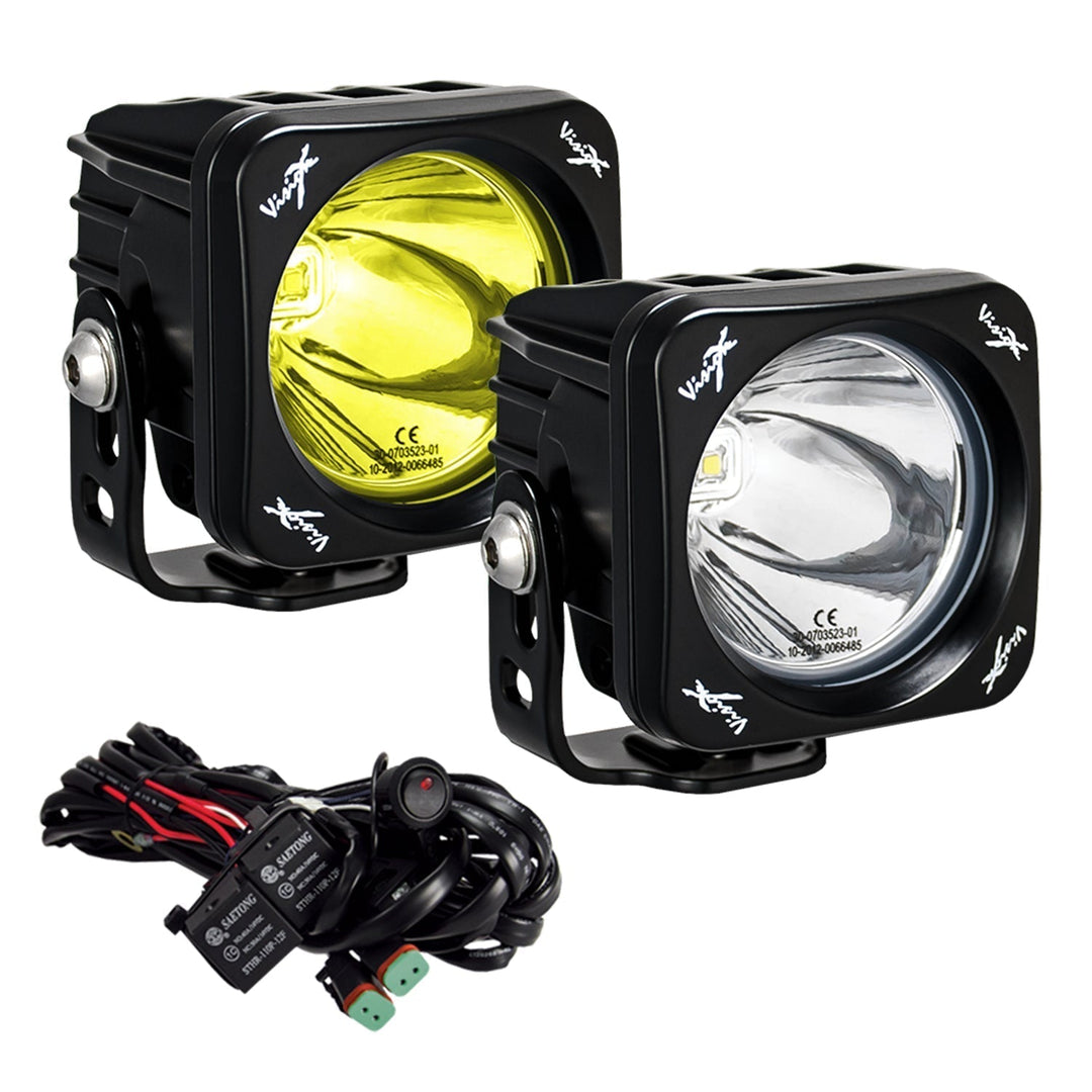 Kit de cañón de luz LED CG2 simple cuadrado de 3"