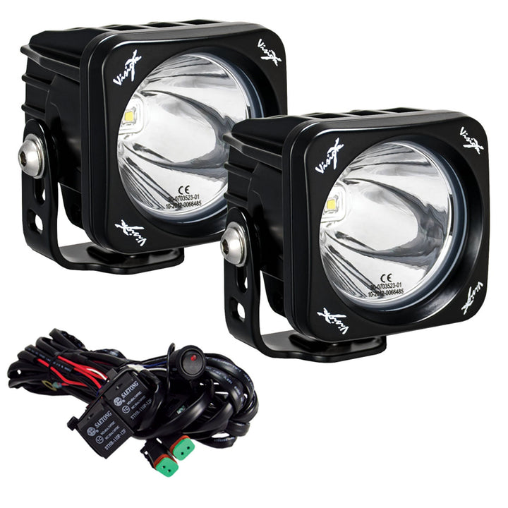 Kit de cañón de luz LED CG2 simple cuadrado de 3"