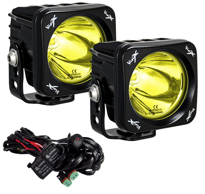 Kit de cañón de luz LED CG2 simple cuadrado de 3"