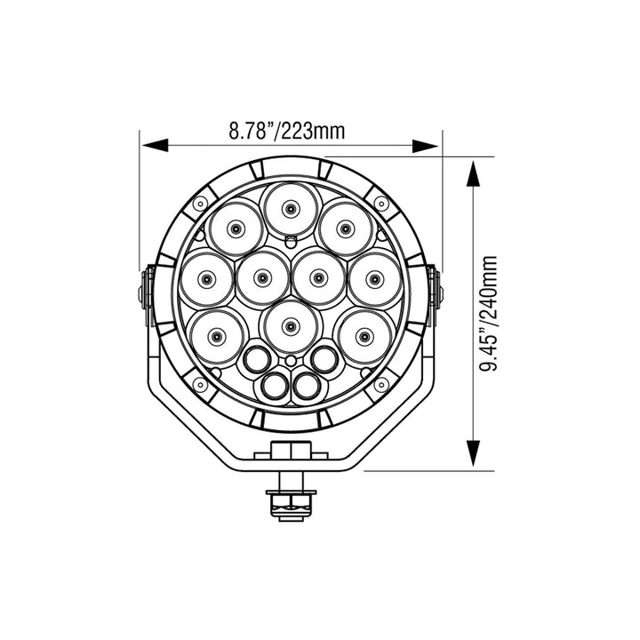 Kit canon lumineux ADV 8,7"