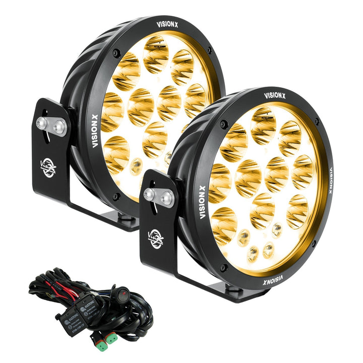 Kit de cañón de luz ADV de 8.7" con halo ámbar