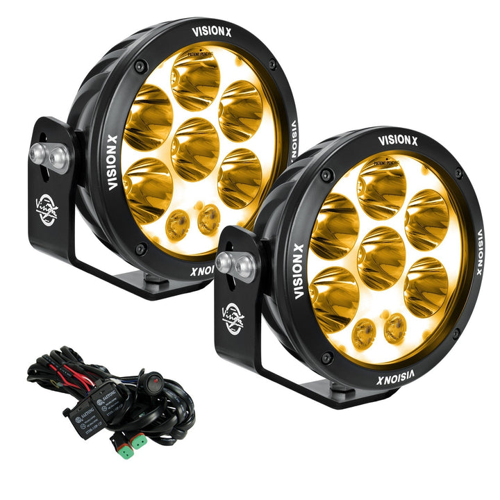 Kit de cañón de luz ADV de 6.7" con halo ámbar  