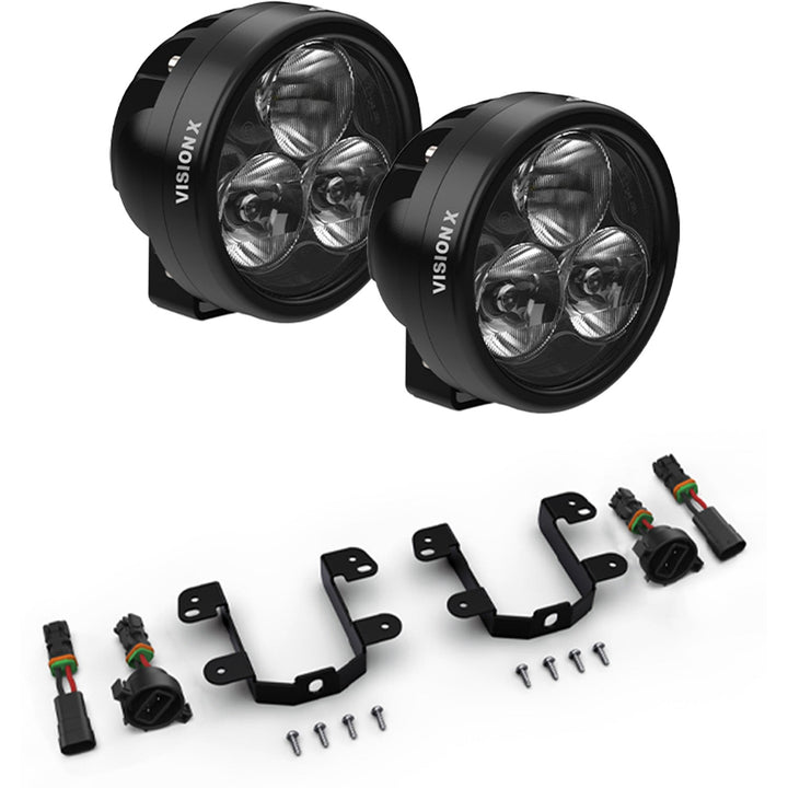Kit de actualización de luces antiniebla LED de rendimiento serie CR - Jeep Wrangler JK, JL y Gladiator JT