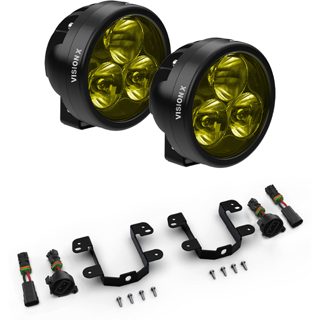 Kit de actualización de luces antiniebla LED de rendimiento serie CR - Jeep Wrangler JK, JL y Gladiator JT