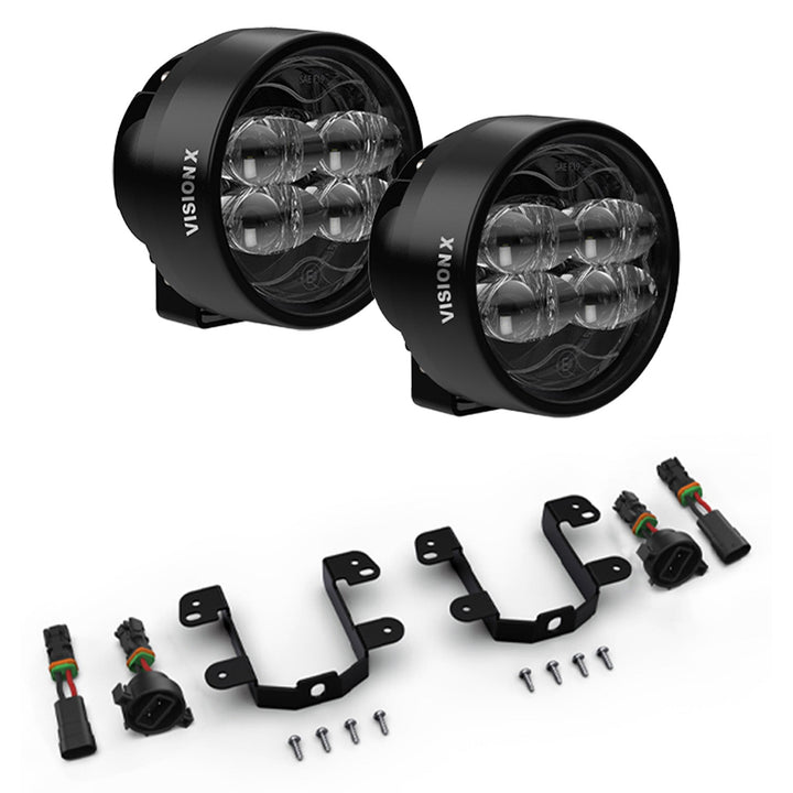 Kit de actualización de luces antiniebla LED de rendimiento serie CR - Jeep Wrangler JK, JL y Gladiator JT