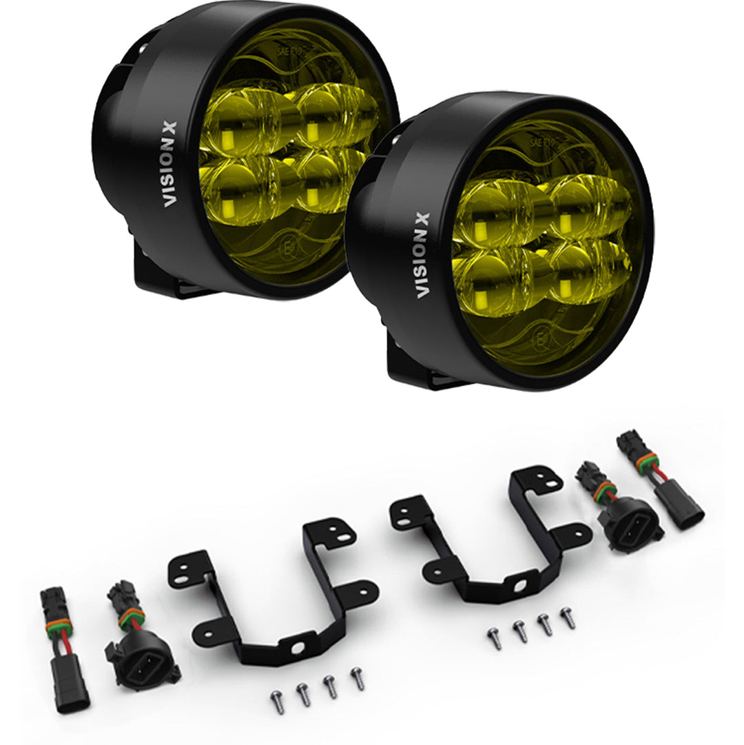 Kit de actualización de luces antiniebla LED de rendimiento serie CR - Jeep Wrangler JK, JL y Gladiator JT