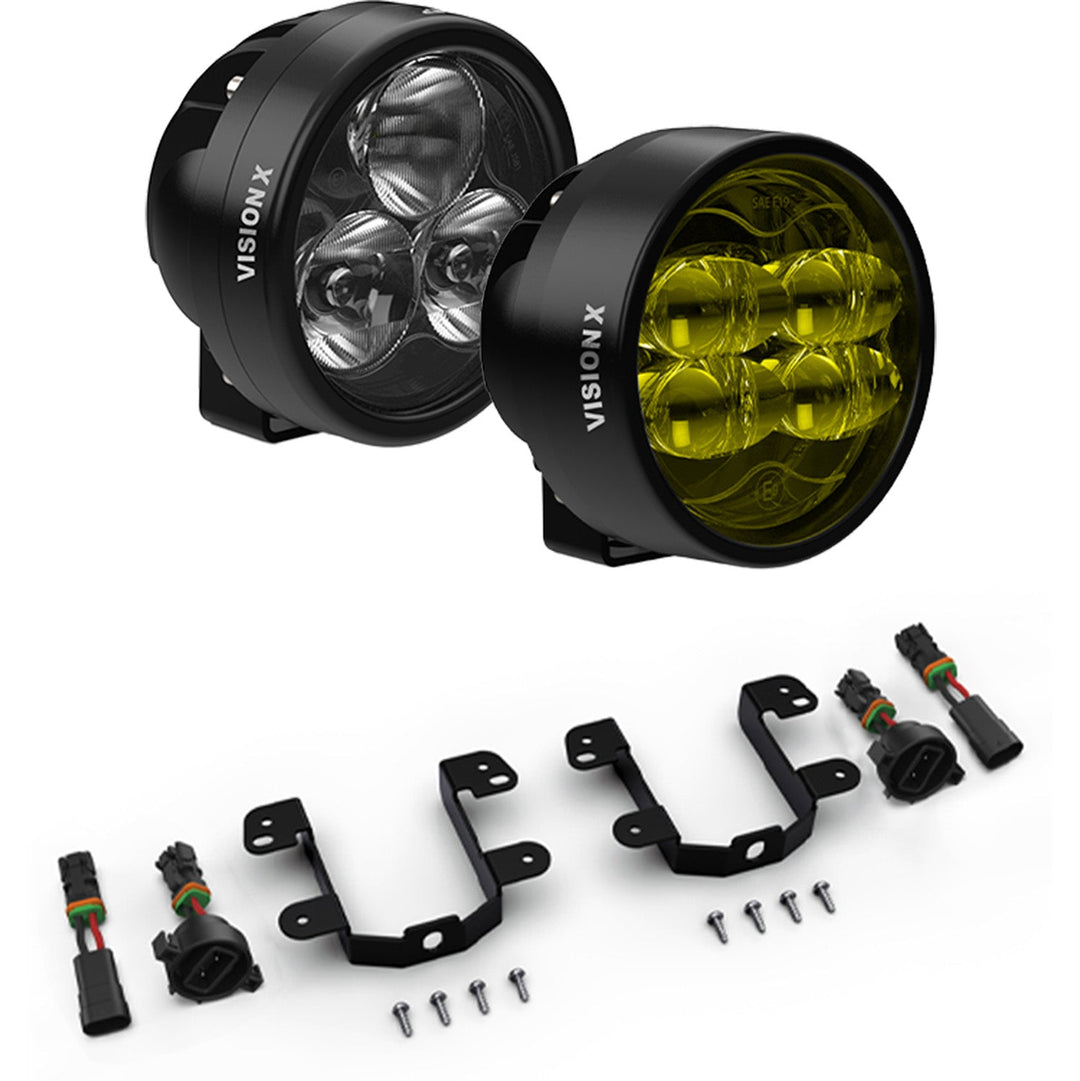 Kit de actualización de luces antiniebla LED de rendimiento serie CR - Jeep Wrangler JK, JL y Gladiator JT