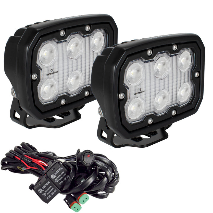 Duralux 6 LED-werklamp 40º straal set  