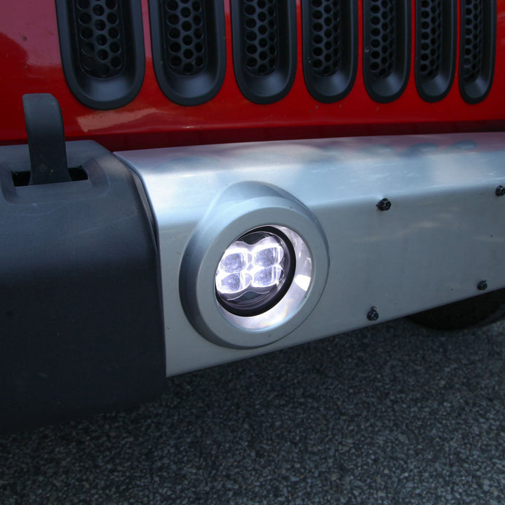 Kit de actualización de luces antiniebla LED de rendimiento serie CR - Jeep Wrangler JK, JL y Gladiator JT